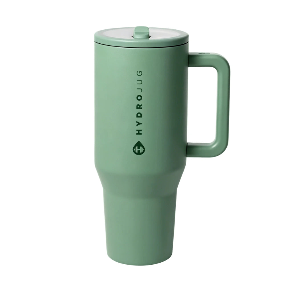 40oz HYD Large Volume Travel Mug, Trendy Unisex Car Straw Cup, Leakproof Portable Insulated Water Tumbler